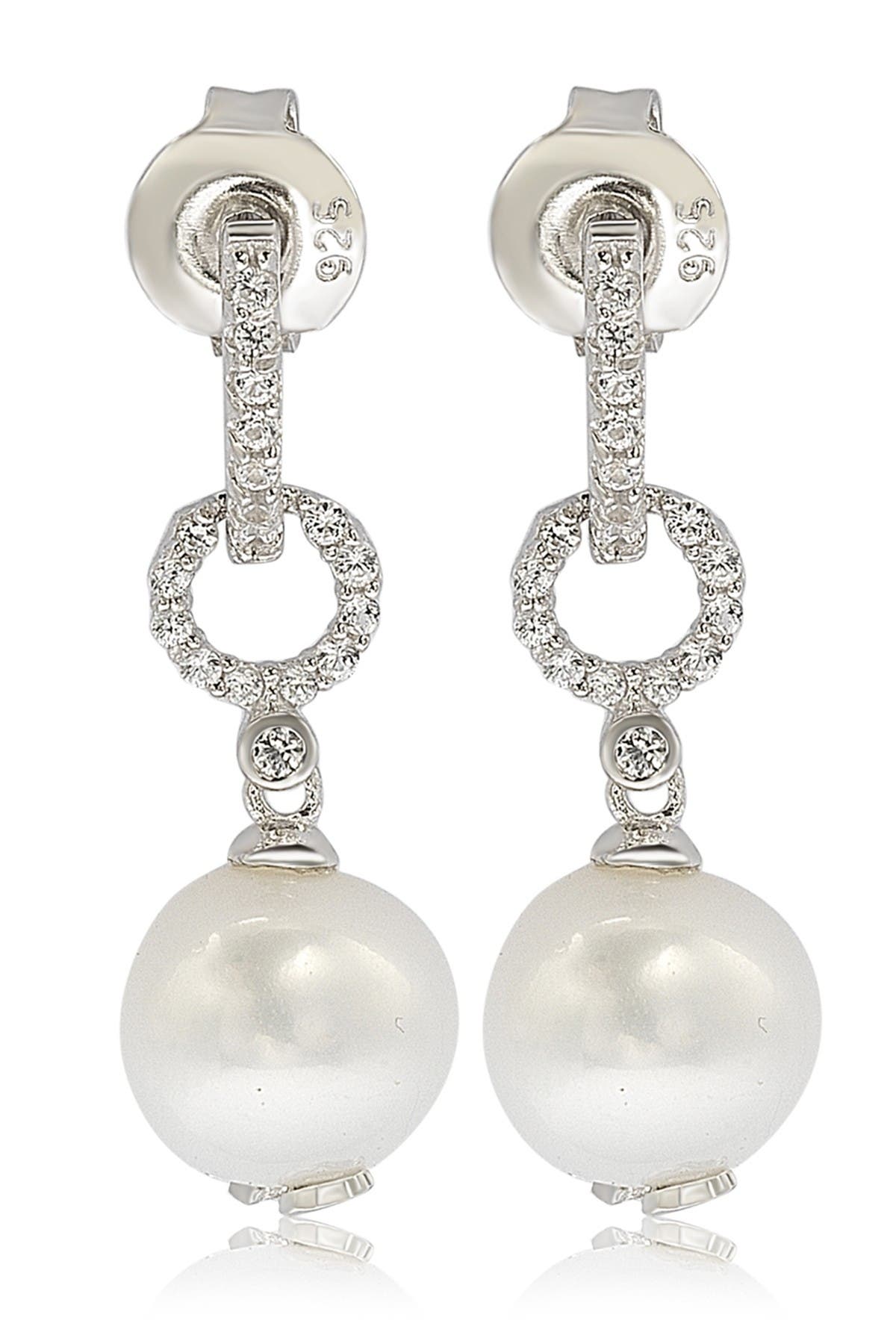 brand new Fresh Water Cultured Pearl drop earring 7.5mm Details about   New without tags 